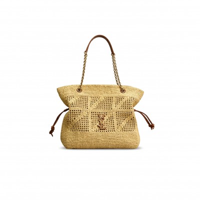 YSL SMALL JAMIE SHOPPING IN RAFFIA 833948 (29*27*11cm)